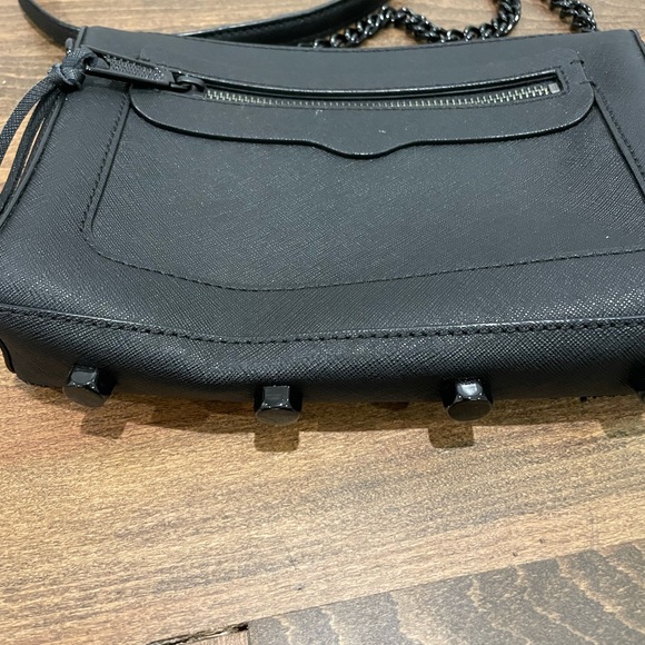 Rebecca Minkoff black textured crossbody bag - Picture 3 of 3